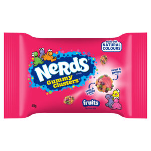 NERDS CANDY SWEETS GUMMY CLUSTERS FRUITS 45G