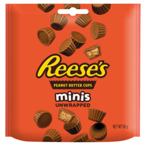 REESE'S MINIS UNWRAPPED PEANUT BUTTER CUPS 90G