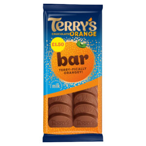 TERRY'S CHOCOLATE ORANGE TABLET MILK BAR PMP £1.50 90G