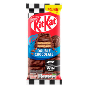 KITKAT DOUBLE CHOCOLATE SHARING BLOCK PMP £1.65 99G
