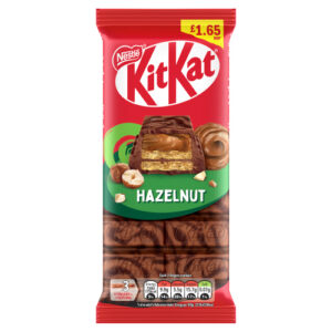 KITKAT F1 HAZELNUT CHOCOLATE SHARING BAR PMP £1.65 99G