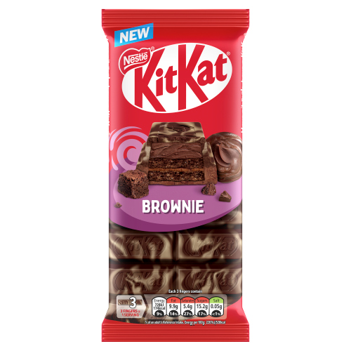 KITKAT BROWNIE FLAVOURED CHOCOLATE SHARING BAR 99G