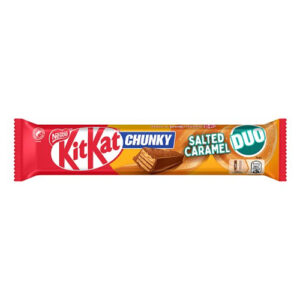 KITKAT CHUNKY DUO SALTED CARAMEL CHOCOLATE BAR 68G