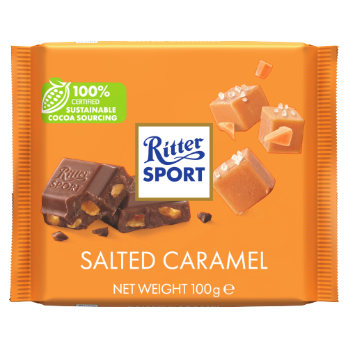 RITTER SPORT SALTED CARAMEL 5PK 100G
