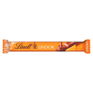 LINDT LINDOR MILK ORANGE COUNTLINE 38G