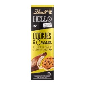 LINDT HELLO COOKIES & CREAM 100G