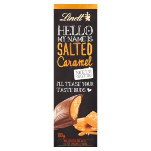 LINDT HELLO SALTED CARAMEL 100G