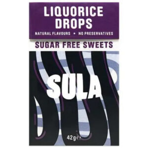 SULA LIQUORICE SWEETS SUGAR FREE 42G