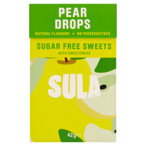 SULA PEAR DROPS POCKET PACK 42G