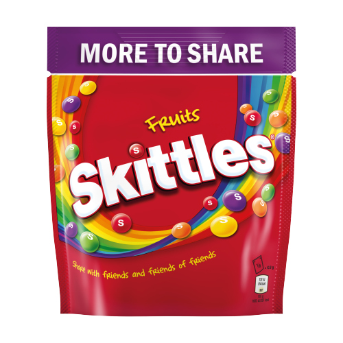 SKITTLES FRUITS MORE TO SHARE BAGS 318G