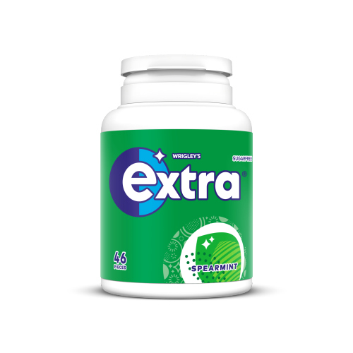 EXTRA SPEARMINT SUGAR FREE BOTTLE 46PC 64G
