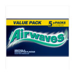 AIRWAVES MENTHOL & EUCALYPTUS SUGAR FREE 5PK 10PC 14G