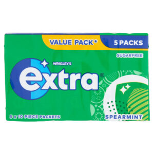 EXTRA SPEARMINT SUGAR FREE10PC 5PK 14G