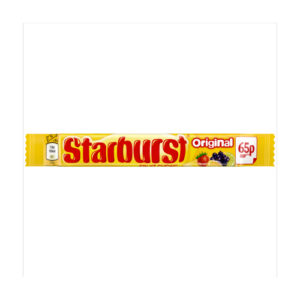 STARBURST ORIGINAL FRUIT CHEWS SWEETS PMP 65P 45G