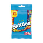SKITTLES TROPICAL SWEETS TREAT BAG PMP £1.00 109G
