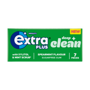 EXTRA PLUS DEEP CLEAN SUGARFREE CHEWING GUM 7PC 15.6G