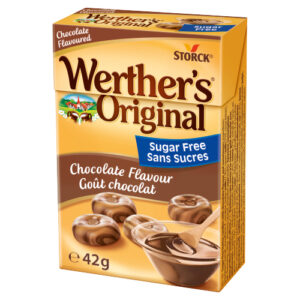 WERTHER'S ORIGINAL SUGAR FREE CHOCOLATE FLAVOUR 42G
