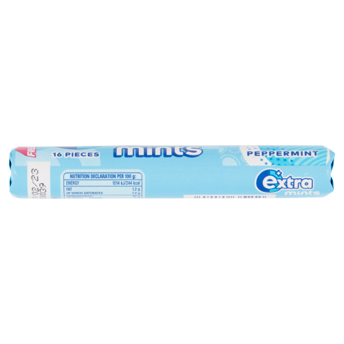 EXTRA PEPPERMINT SUGAR FREE MINTS 16PC 28G
