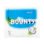 BOUNTY MILK CHOC DUO BARS 4PK 228G