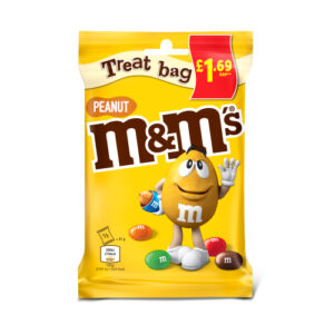 M&M'S PEANUT TREAT BAG PMP £1.69 82G