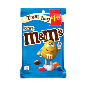 M&M'S CRISPY MILK CHOCOLATE TREAT BAG PMP £1.69 77G
