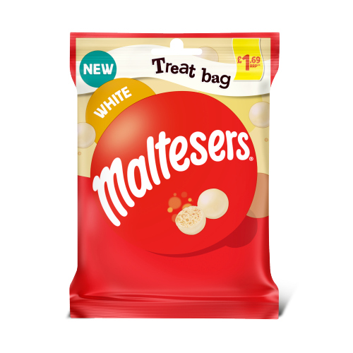 MALTESERS WHITE CHOCOLATE TREATBAG PMP £1.69 54G