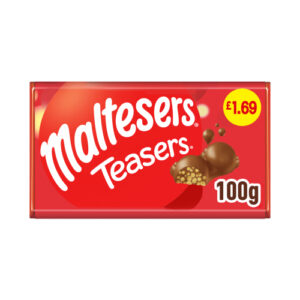 MALTESERS TEASERS LARGE BLOCK PMP £1.69 100G