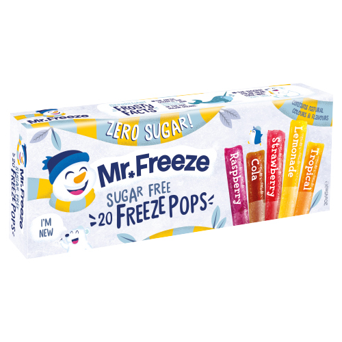 MR.FREEZE SUGAR FREE FREEZE POPS 20 X 45ML