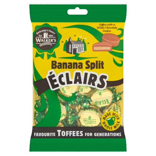 WALKERS NONSUCH BANANA ECLAIRS 150G