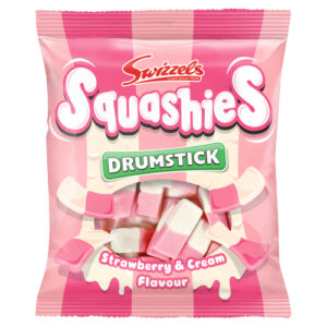 SWIZZELS SQUASHIES STRAWBERRY & CREAM 120G