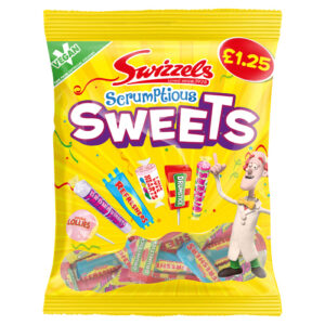 SWIZZELS SCRUMPTIOUS SWEETS PMP £1.25 134G