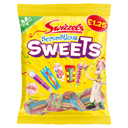 SWIZZELS SCRUMPTIOUS SWEETS PMP £1.25 134G