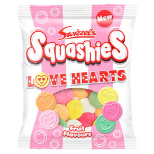 SWIZZELS SQUASHIES LOVE HEARTS 120G