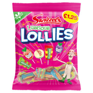 SWIZZELS LUSCIOUS LOLLIES PMP £1.25 132G