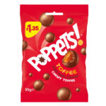 POPPETS BAG CHEWY TOFFEE PMP £1.35 95G