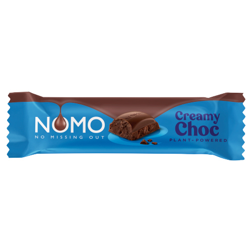 NOMO VEGAN & FREE FROM CREAMY CHOC BAR 38G