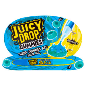 BAZOOKA JUICY DROP GUMMIES WITH SOUR GEL 57G