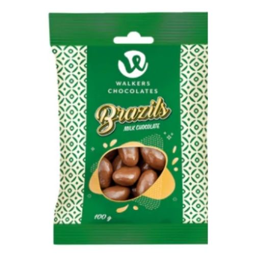 WALKERS MILK CHOCOLATE BRAZILS 100G