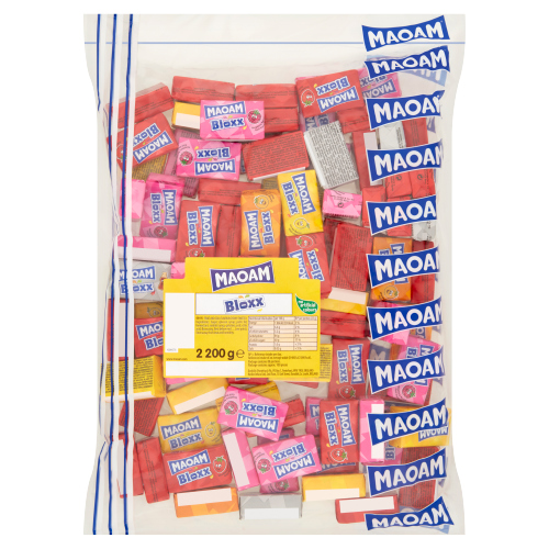 MAOAM BLOXX FRUIT & COLA CHEWY SWEETS BAG 2.2KG
