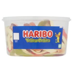 HARIBO YELLOW BELLIES SNAKES TUB 768G