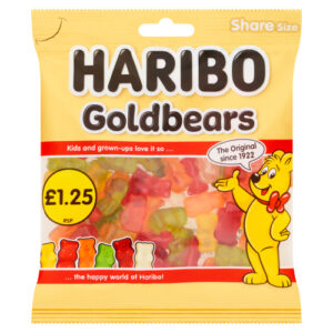 HARIBO GOLD BEARS BAG PMP £1.25 140G