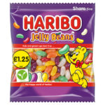 HARIBO JELLY BEANS BAG PMP £1.25 140G