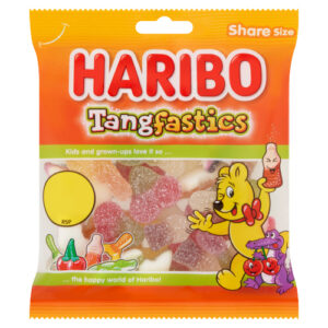 HARIBO TANGFASTICS PMP £1.25 140G