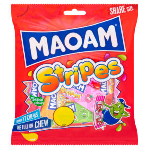 MAOAM STRIPES BAG PMP £1.25 140G