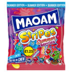 MAOAM STRIPES SUMMER BERRIES BAG PMP £1.25 140G