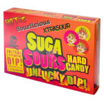 FUTURE CANDY SUGA SOURS UNLUCKY DIP HOTZ HARD CANDY 100G