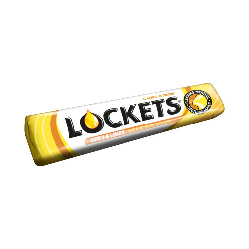 LOCKETS HONEY & LEMON COUGH SWEET LOZENGES 41G