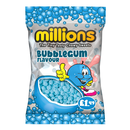 MILLIONS BUBBLEGUM HANGING BAG 110G