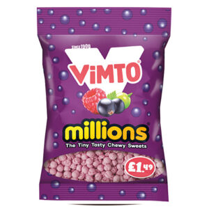 MILLIONS VIMTO HANGING BAG PMP £1.49 100G