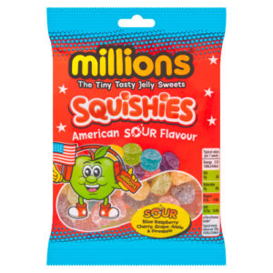 MILLIONS SQUISHIES AMERICAN SOUR130G